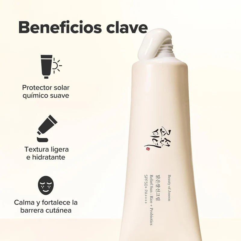 BEAUTY OF JOSEON |RELIEF SUN RICE & PROBIOTICS (SPF50+ PA++++)
