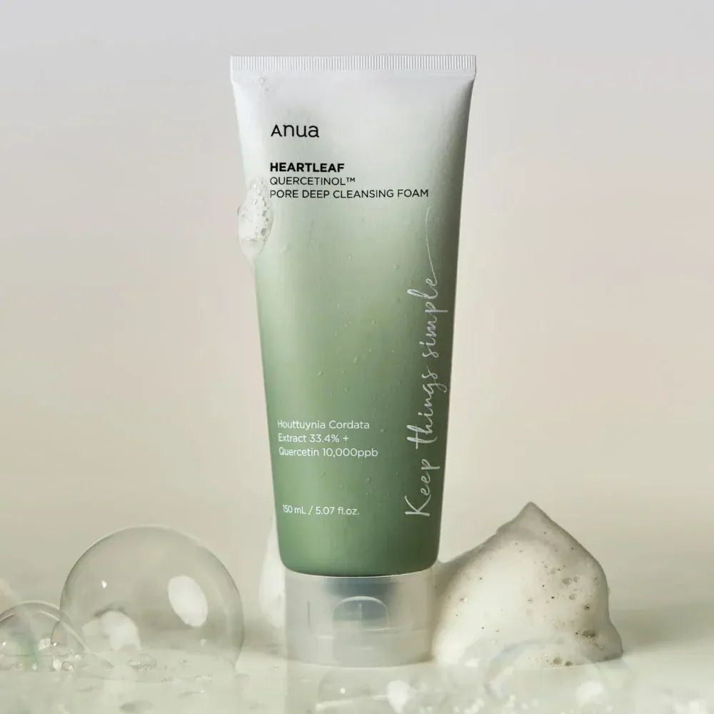ANUA - HEARTLEAF QUERCETINOL PORE DEEP  CLEANSING FOAM 150ml
