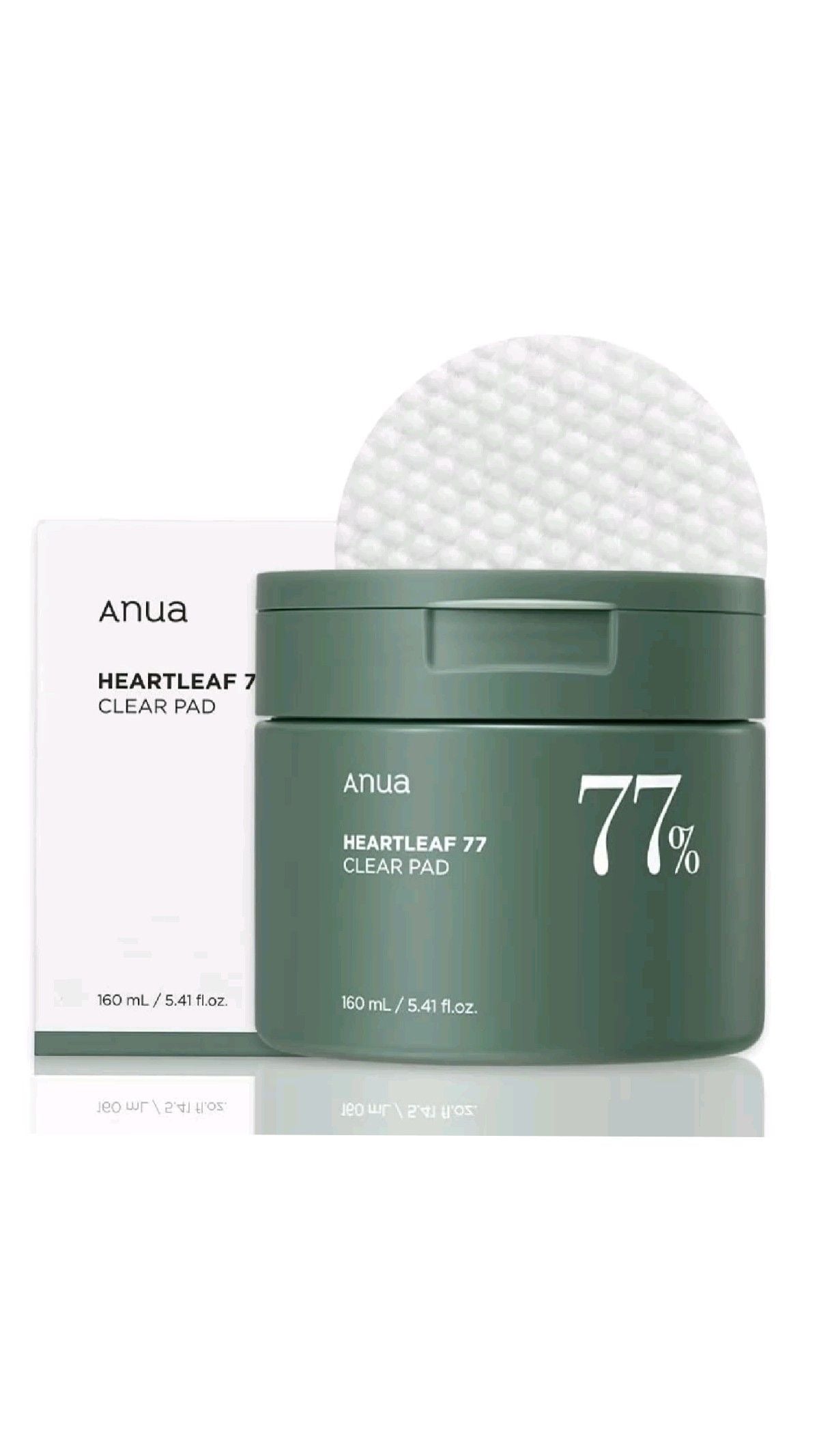 ANUA - HEART LEAF 77% TONER CLEAR PAD