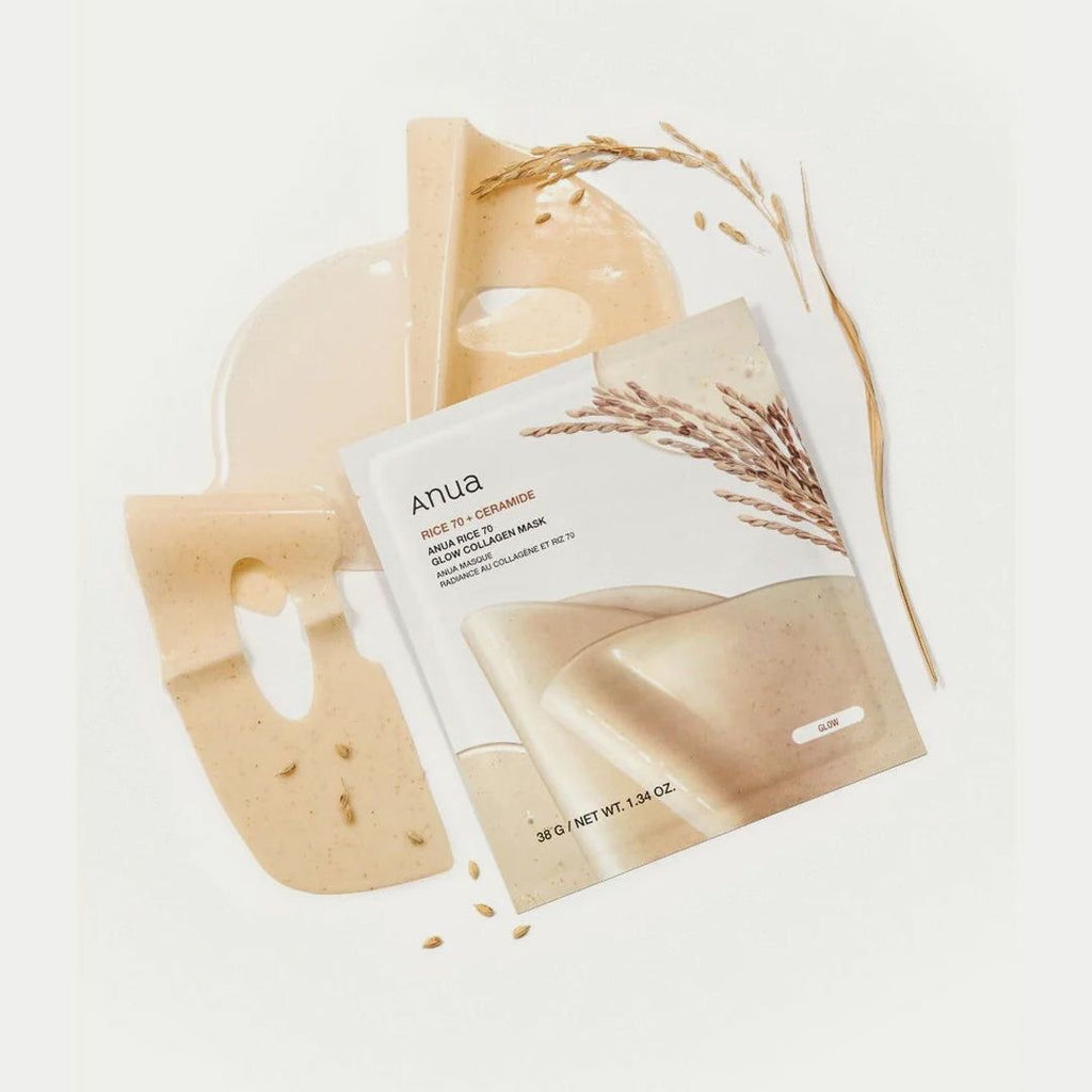 ANUA - RICE 70 GLOW COLLAGEN MASK