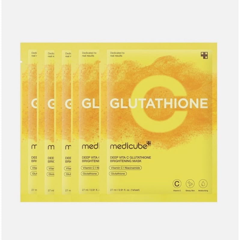 MEDICUBE | Deep Vita C Glutathione Mask - 1 Unidad