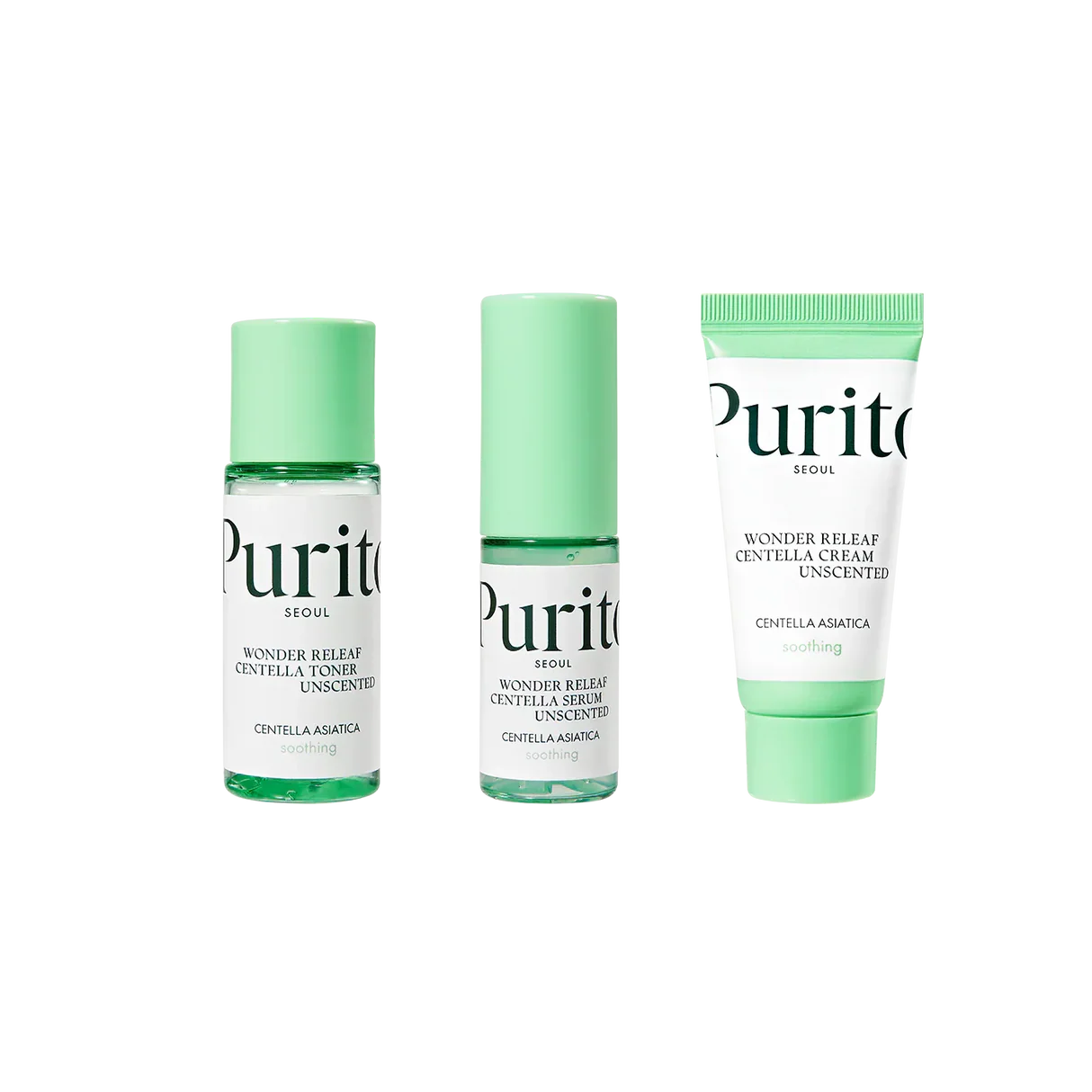 PURITO | Wonder Releaf Centella Mini Kit  Unscented