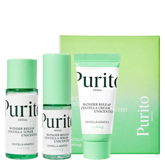 PURITO | Wonder Releaf Centella Mini Kit  Unscented