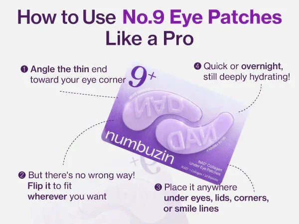 NUMBUZIN | NO.9 NAD COLLAGEN UNDER EYE PATCHES (5EA)